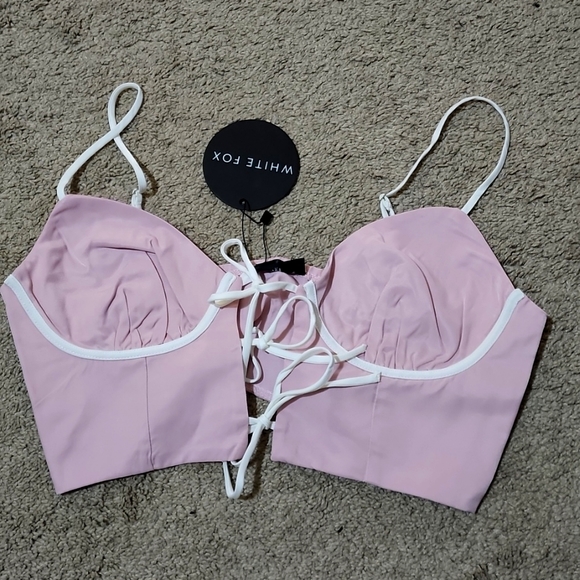 White Fox Boutique Tops - White fox living colour crop